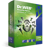 Dr.WEB Security Space 3 ПК / 1 год